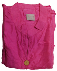 Pink Designer Cotton (Rayon) Solid Colour Kurti Kurta