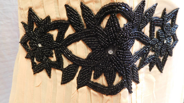 Peach Designer Georgette Kurti