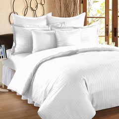 White Pure Cotton Double Bed Bedsheet