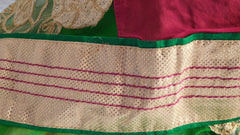Pink Green Designer Saree