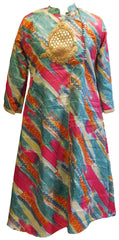 Mulicolor Designer Cotton (Chanderi) Kurti