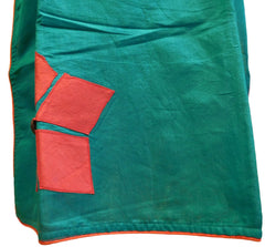 Turquoise Designer Cotton (Chanderi) Kurti