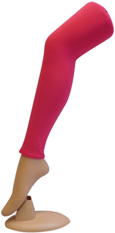 Pink Solid Leggings