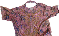 Wine Designer Zari, Sequence Hand Embroidery Work Kurti