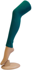 Turquoise Solid Leggings