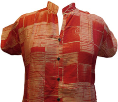 Red Designer Cotton Printed Kurti Kurta