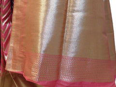 Pink Traditional Designer Bridal Hand Weaven Pure Benarasi Zari Work Saree Sari With Blouse