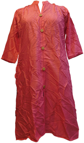 Gajari Designer Cotton (Rayon) Solid Colour Kurti Kurta