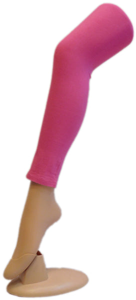 Pink Solid Leggings