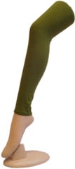 Mehndi Green Solid Leggings