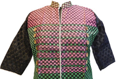Multicolor Designer Cotton (Chanderi) Printed Kurti