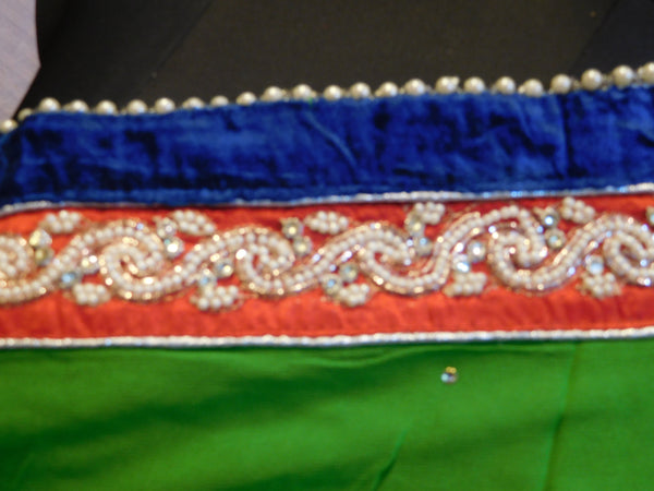 Green Designer Saree