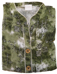 Green Designer Cotton (Rayon) Printed Kurti Kurta