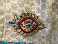 Pure Dupion Silk & Pure Khaddi Designer Bridal Lahenga