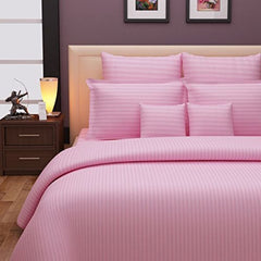 Light Pink Pure Cotton Double Bed Bedsheet