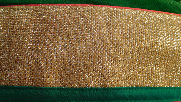 Green Net Stylish Saree