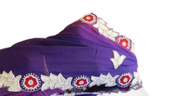 Purple Designer Saree