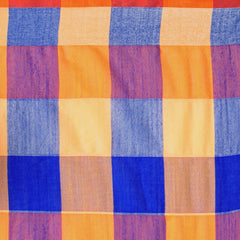 SMSAREE Blue Designer Wedding Partywear Linen Art Silk Hand Embroidery Work Bridal Saree Sari With Blouse Piece YNF-29167