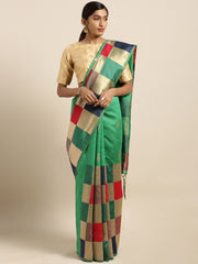 SMSAREE Rust Designer Wedding Partywear Kanjeevaram Art Silk Hand Embroidery Work Bridal Saree Sari With Blouse Piece YNF-29201