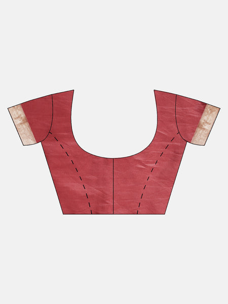 SMSAREE Copper Designer Wedding Partywear Kanjeevaram Art Silk Hand Embroidery Work Bridal Saree Sari With Blouse Piece YNF-29203