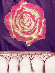 SMSAREE Pink Designer Wedding Partywear Kanjeevaram Art Silk Hand Embroidery Work Bridal Saree Sari With Blouse Piece YNF-29255