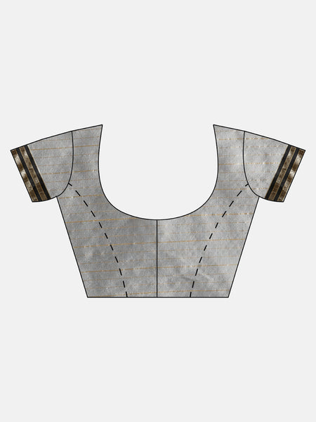 SMSAREE Black Designer Wedding Partywear Kanjeevaram Art Silk Hand Embroidery Work Bridal Saree Sari With Blouse Piece YNF-29444