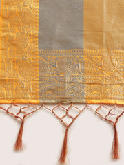 SMSAREE Multi Designer Wedding Partywear Banarasi Art Silk Hand Embroidery Work Bridal Saree Sari With Blouse Piece YNF-29459
