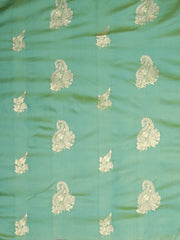 SMSAREE Green Designer Wedding Partywear Kanjeevaram Art Silk Hand Embroidery Work Bridal Saree Sari With Blouse Piece YNF-29619