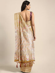 SMSAREE Mustard Designer Wedding Partywear Kanjeevaram Art Silk Hand Embroidery Work Bridal Saree Sari With Blouse Piece YNF-29661