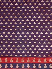 SMSAREE Navy Blue Designer Wedding Partywear Tanchui Art Silk Hand Embroidery Work Bridal Saree Sari With Blouse Piece YNF-29777