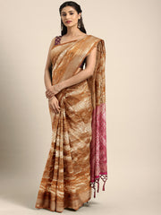 SMSAREE Mustard Designer Wedding Partywear Kanjeevaram Art Silk Hand Embroidery Work Bridal Saree Sari With Blouse Piece YNF-29801