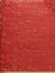 SMSAREE Red Designer Wedding Partywear Kanjeevaram Art Silk Hand Embroidery Work Bridal Saree Sari With Blouse Piece YNF-29943