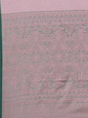 SMSAREE Pink Designer Wedding Partywear Tanchui Art Silk Hand Embroidery Work Bridal Saree Sari With Blouse Piece YNF-29976