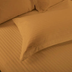 Gold Pure Cotton Double Bed Bedsheet