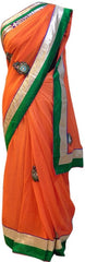 Orange Gota Saree