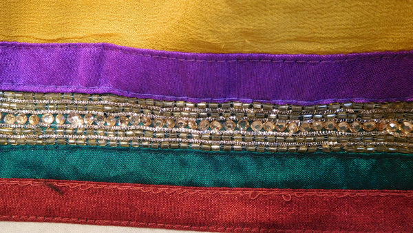 Red & Yellow Stylish Saree