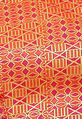 Deep Pink & Orange Designer Wedding Partywear Banarasi Silk Jacquard Lehenga Banarasi Silk Jacquard Dupatta & Banarasi Silk Jacquard Blouse