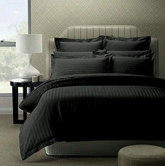 Black Pure Cotton Double Bed Bedsheet