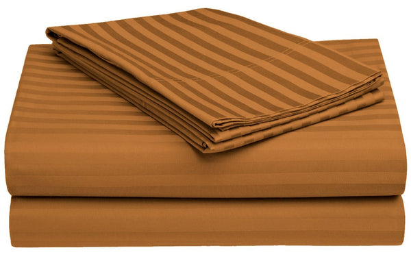Gold Pure Cotton Double Bed Bedsheet
