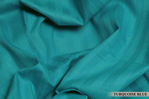Turquoise Blue Pure Cotton Double Bed Bedsheet