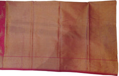 Pink Traditional Designer Wedding Hand Weaven Pure Benarasi Zari Work Saree Sari With Blouse BH103B