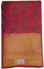 Pink Traditional Designer Wedding Hand Weaven Pure Benarasi Zari Work Saree Sari With Blouse BH107A