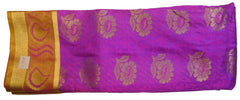 Purple Designer Bridal Hand Weaven Pure Benarasi Zari Work Saree Sari With Blouse