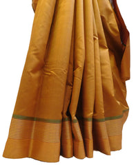 Yellow Designer Bridal Hand Weaven Pure Benarasi Zari Work Saree Sari With Blouse