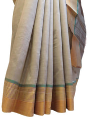 Grey Designer Bridal Hand Weaven Pure Benarasi Zari Work Saree Sari With Blouse