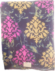 SMSAREE MultiColor Designer Wedding Partywear Pure Crepe Hand Brush Reprinted Unstitched Dress Material DM2