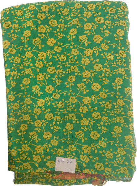 SMSAREE MultiColor Designer Wedding Partywear Pure Crepe Hand Brush Reprinted Unstitched Dress Material DM22