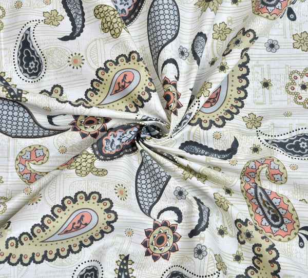 White Cotton Double Bed Bedsheet