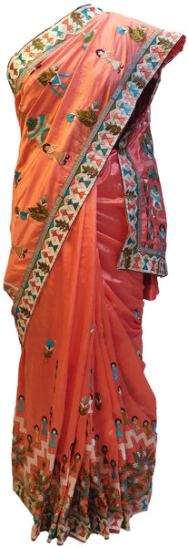 Gajari Designer Silk Saree