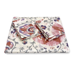 Daffodil Pink Premium Cotton Double Bed Bedsheet